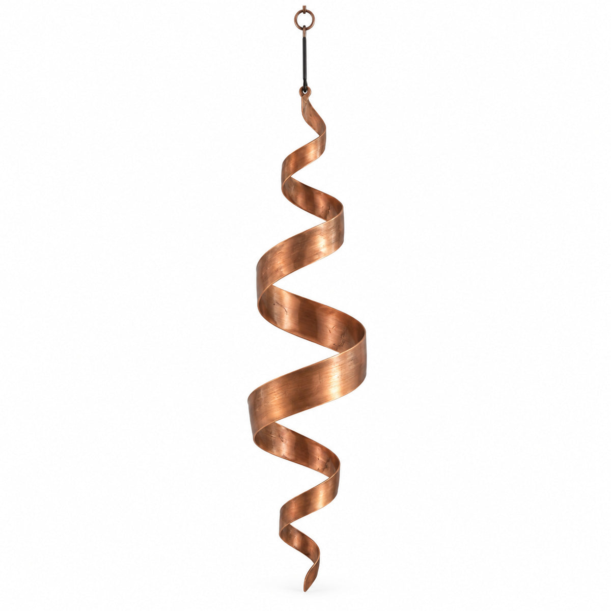 Torsion Copper-Finish Wind Spiral