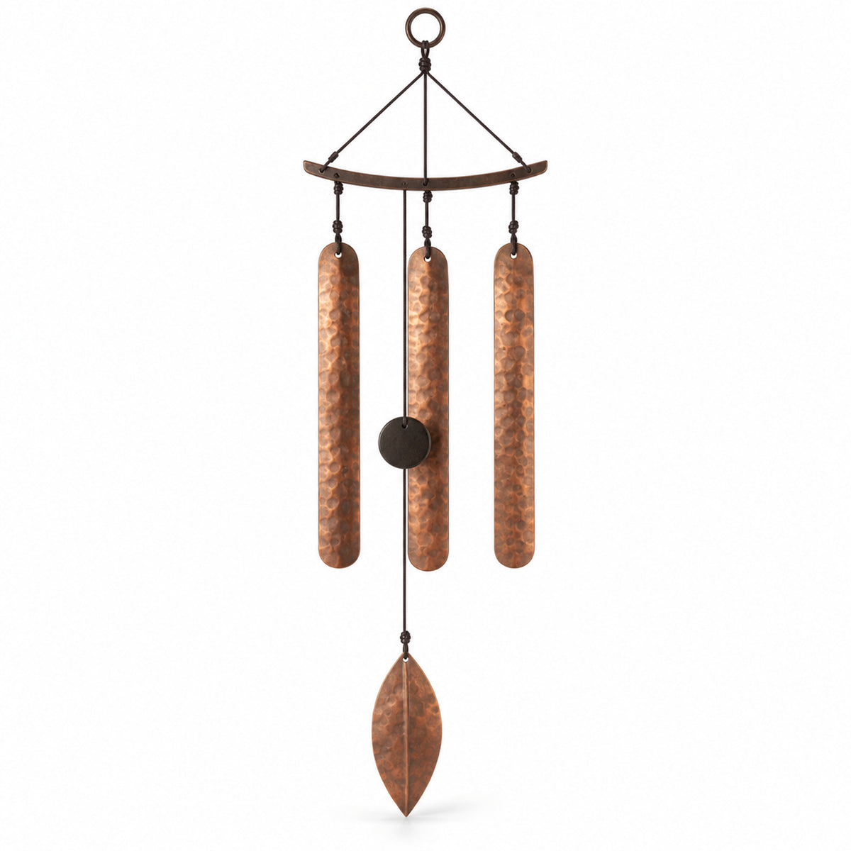 Ember Hammered Metal Wind Chime