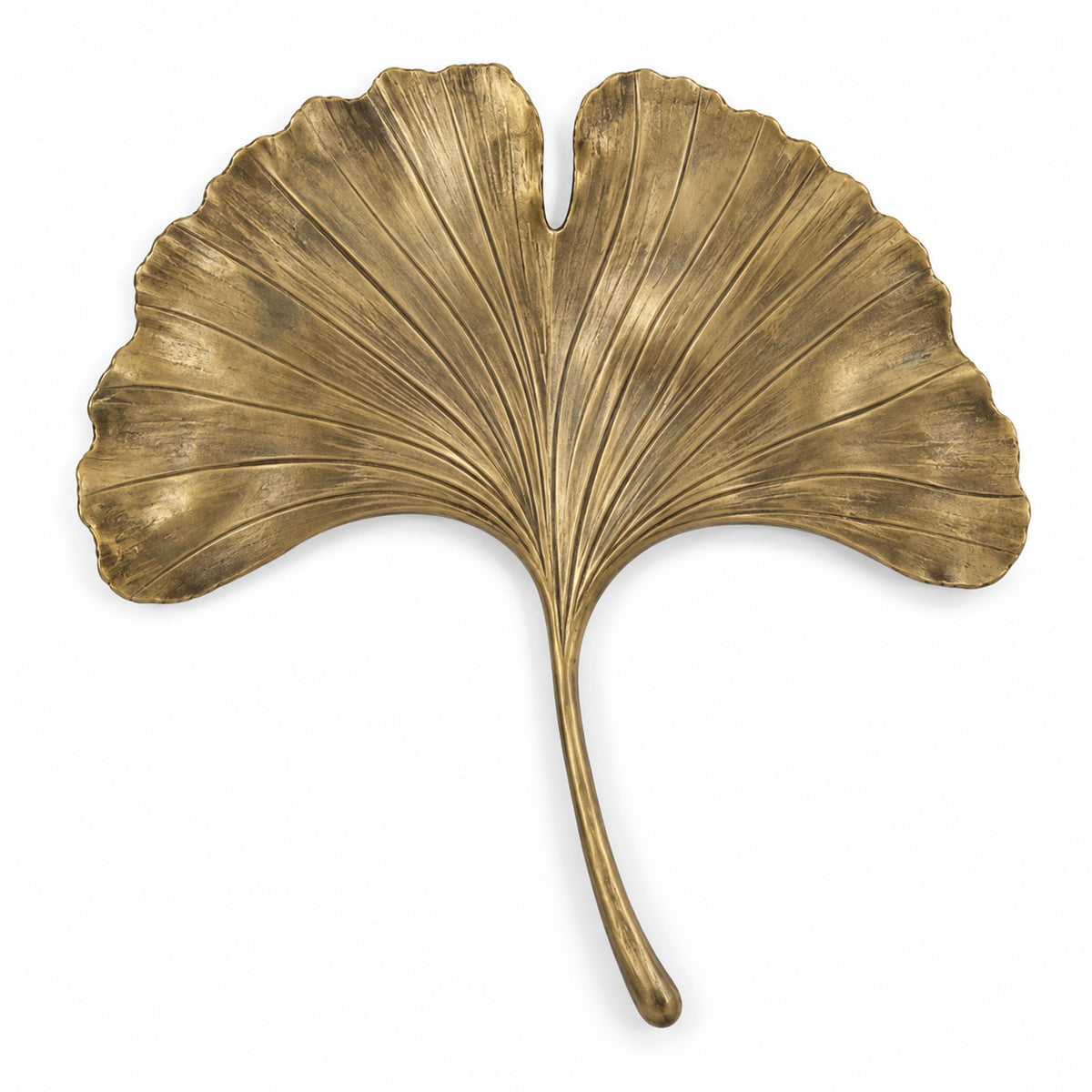 Ginkgo Fan Sculpted Wall Accent